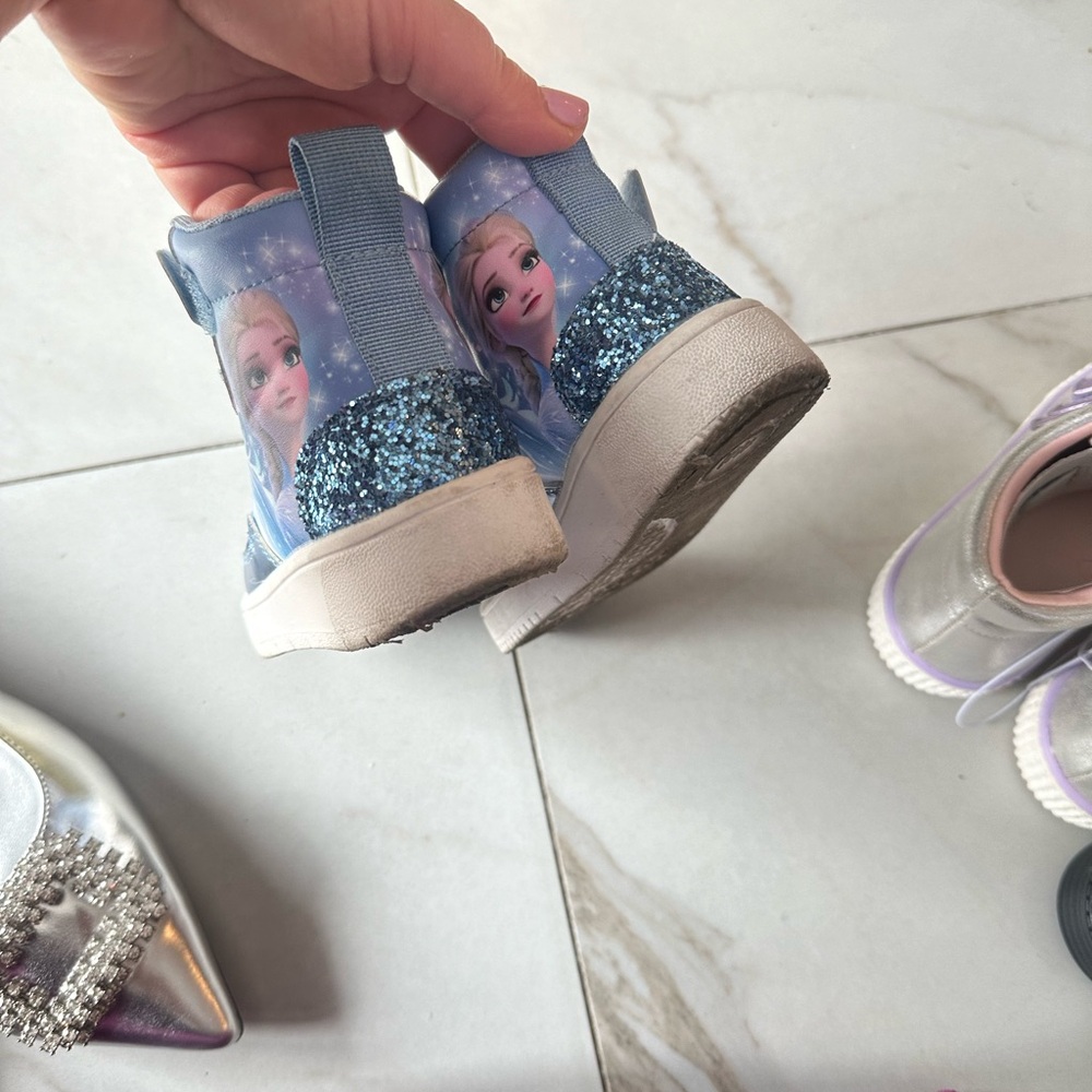 Frozen Kids Glitter Sneakers